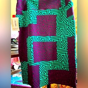 NEW WT Retro LuLaRoe Skirt, Size M
